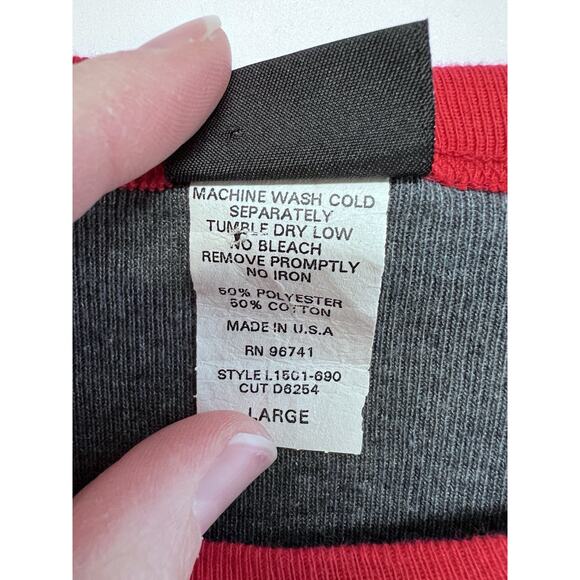 Vintage Juncture Large Skater streetwear 90s grunge USA Chinese Writing Spellout - Picture 4 of 8